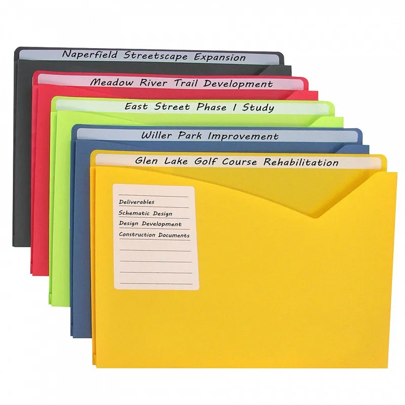 #12772 C LINE 10BX ASST WRITE ON POLY FILE JACKETS