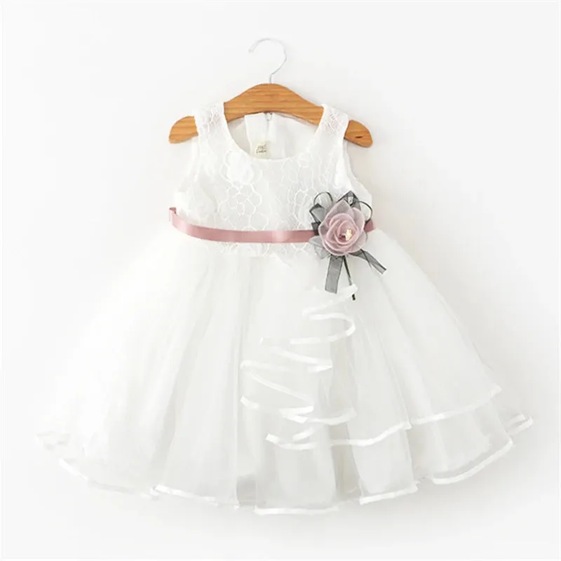 2023 Long Sleeve Dress For Girl Polka Dot Bow Kid Clothes 2 3 4 5 6 Year Baby Tutu Birthday Outfit Party Wear Summer Dress Cloth