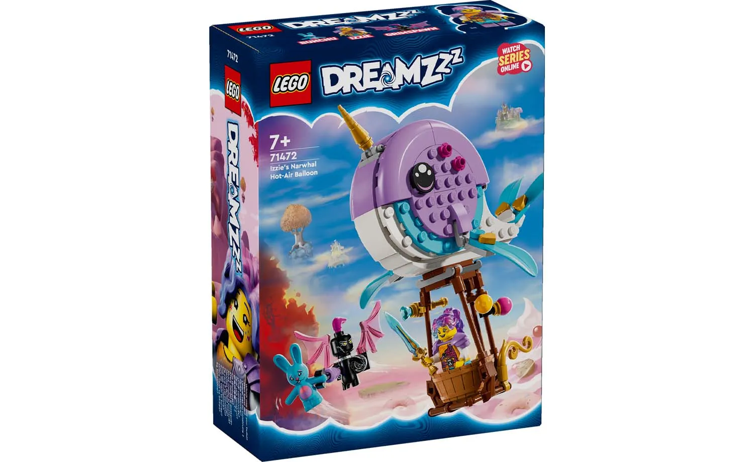71472 | LEGO® DREAMZzz™ Izzie's Narwhal Hot-Air Balloon
