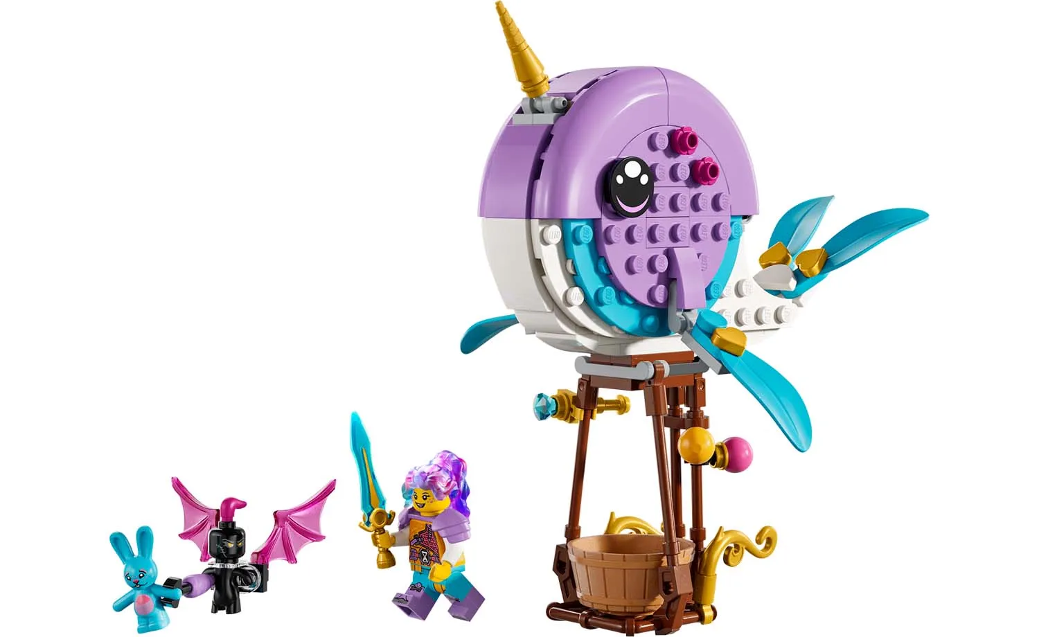71472 | LEGO® DREAMZzz™ Izzie's Narwhal Hot-Air Balloon