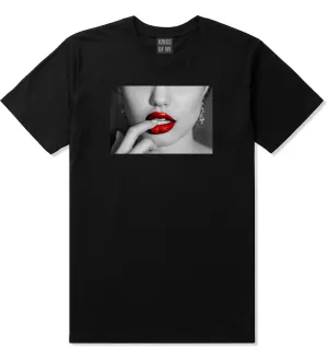 Angelina Red Lips Sexy Boys Kids T-Shirt