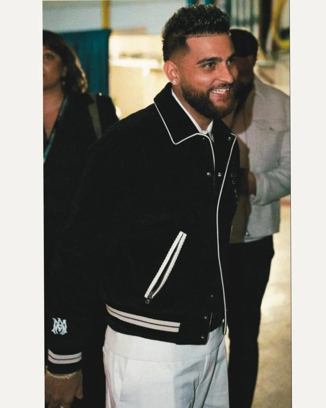 Aujla's Black Jacket