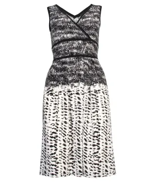 BCBGMAXAZRIA Women's A-Line Sleeveless Dress Black