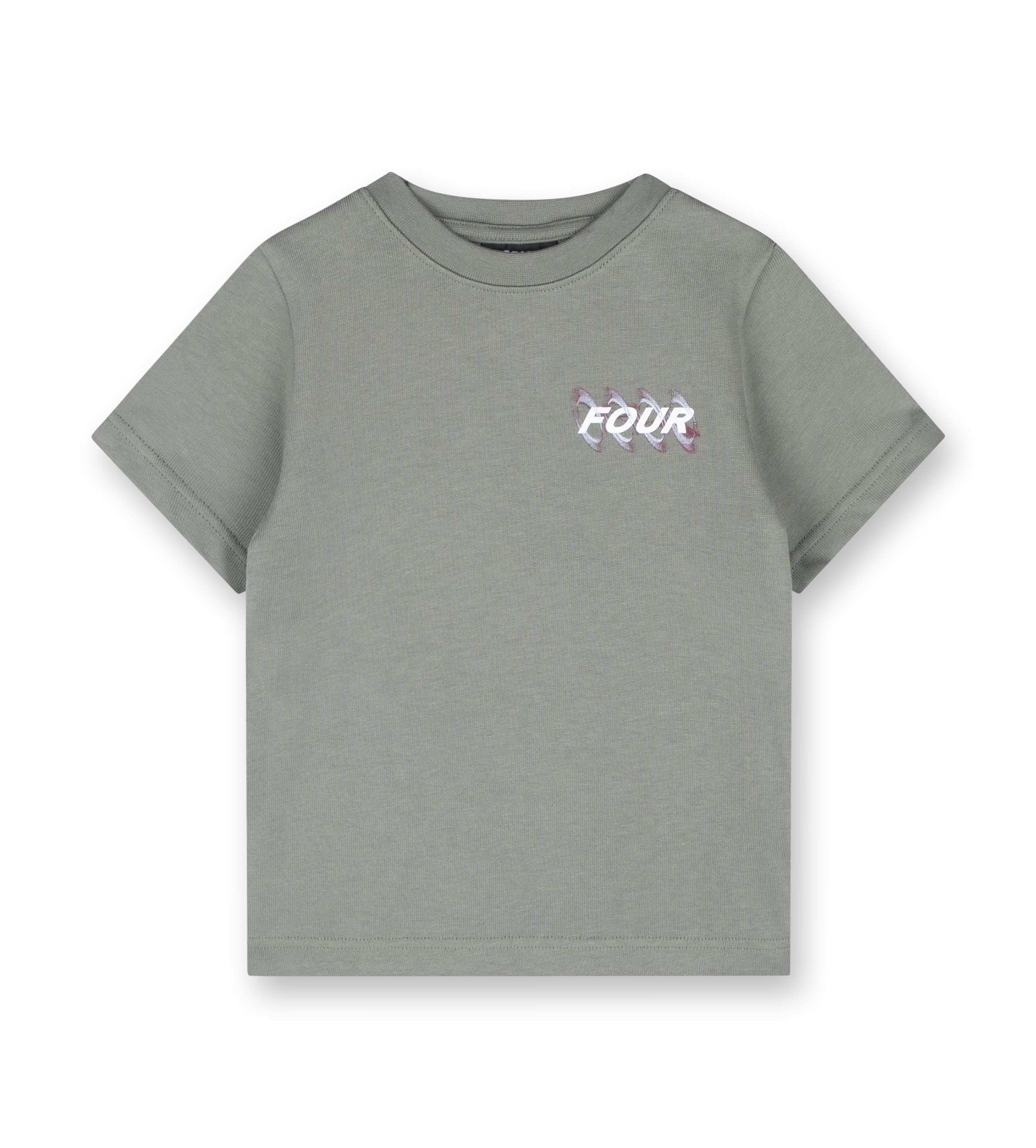 Blurry Circles T-shirt Agave Green