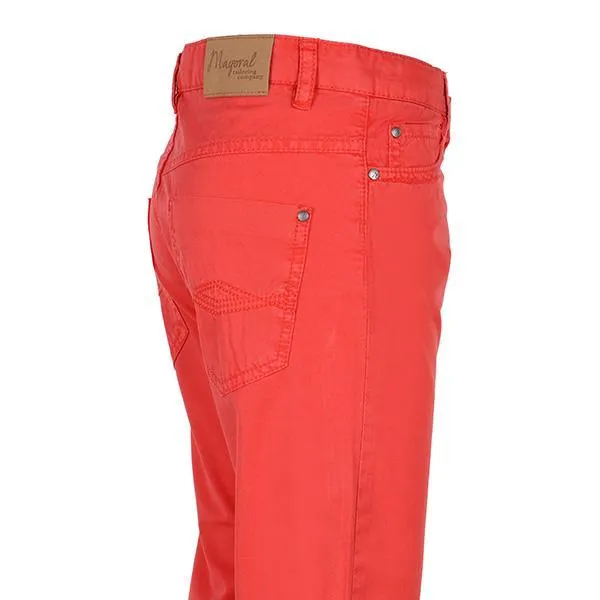BOYS RED LOBSTER 5 POCKETS TROUSER