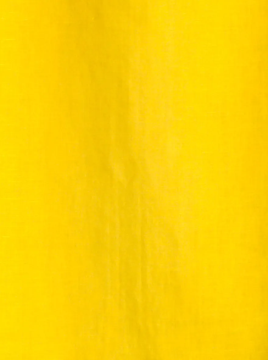 Bright Yellow Solid Slim Fit Casual Shirt | JadeBlue