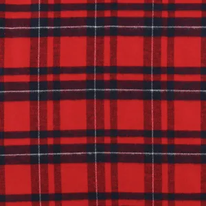 Brushed Cotton Plaid - NOAH - 017 - Red
