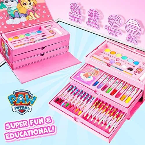 Colouring Set - Kids Painting and Colouring Sets, Pink