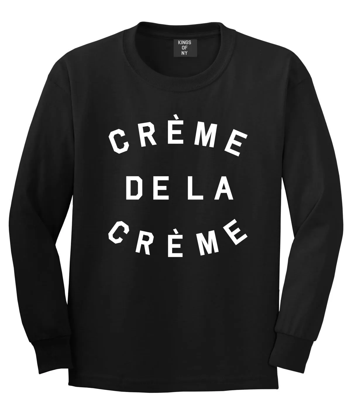 Creme De La Creme Long Sleeve Boys Kids T-Shirt