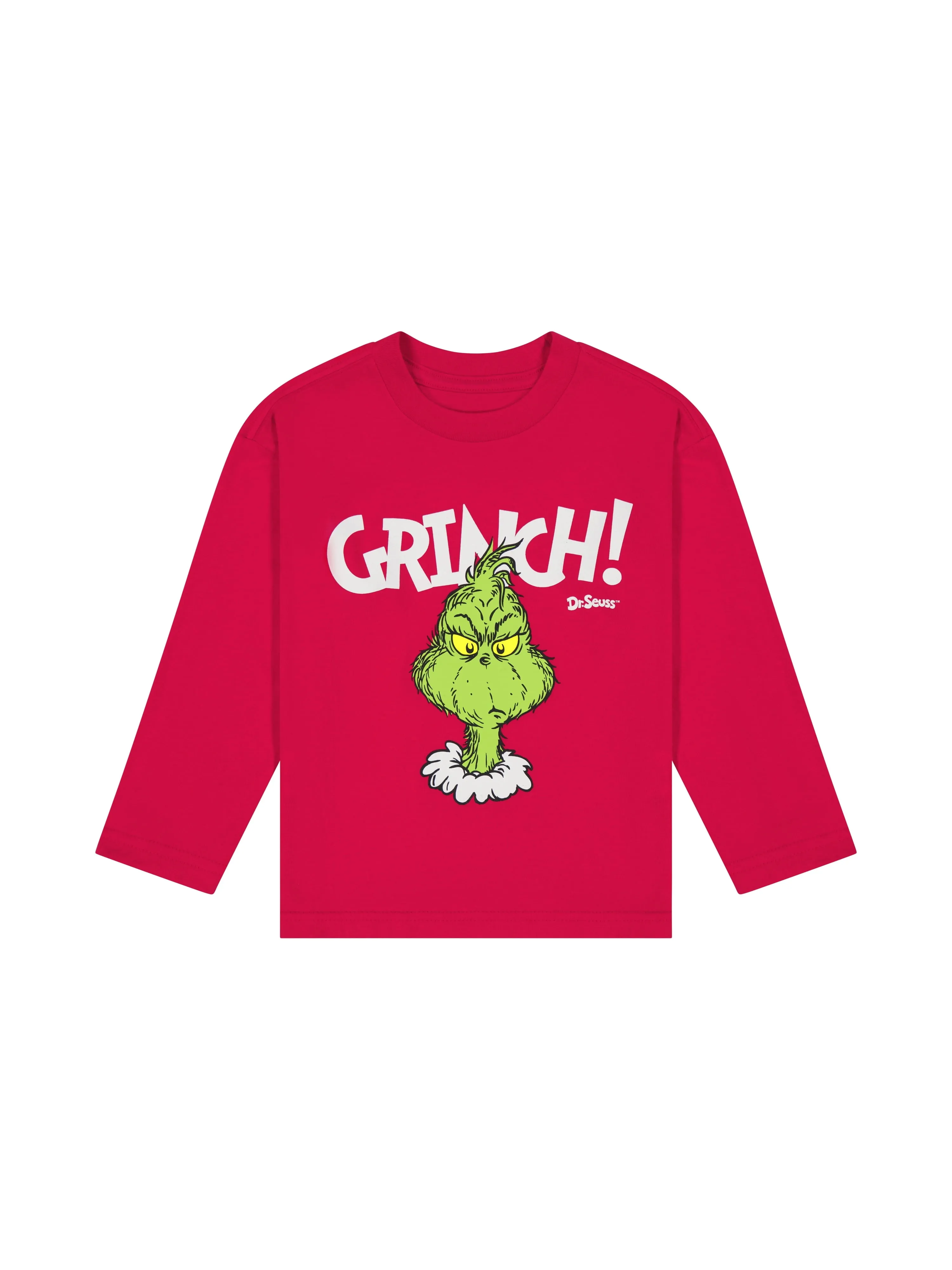 Dr. Seuss' The Grinch Christmas Toddler Unisex Long Sleeve T-Shirt, Sizes 2T-5T