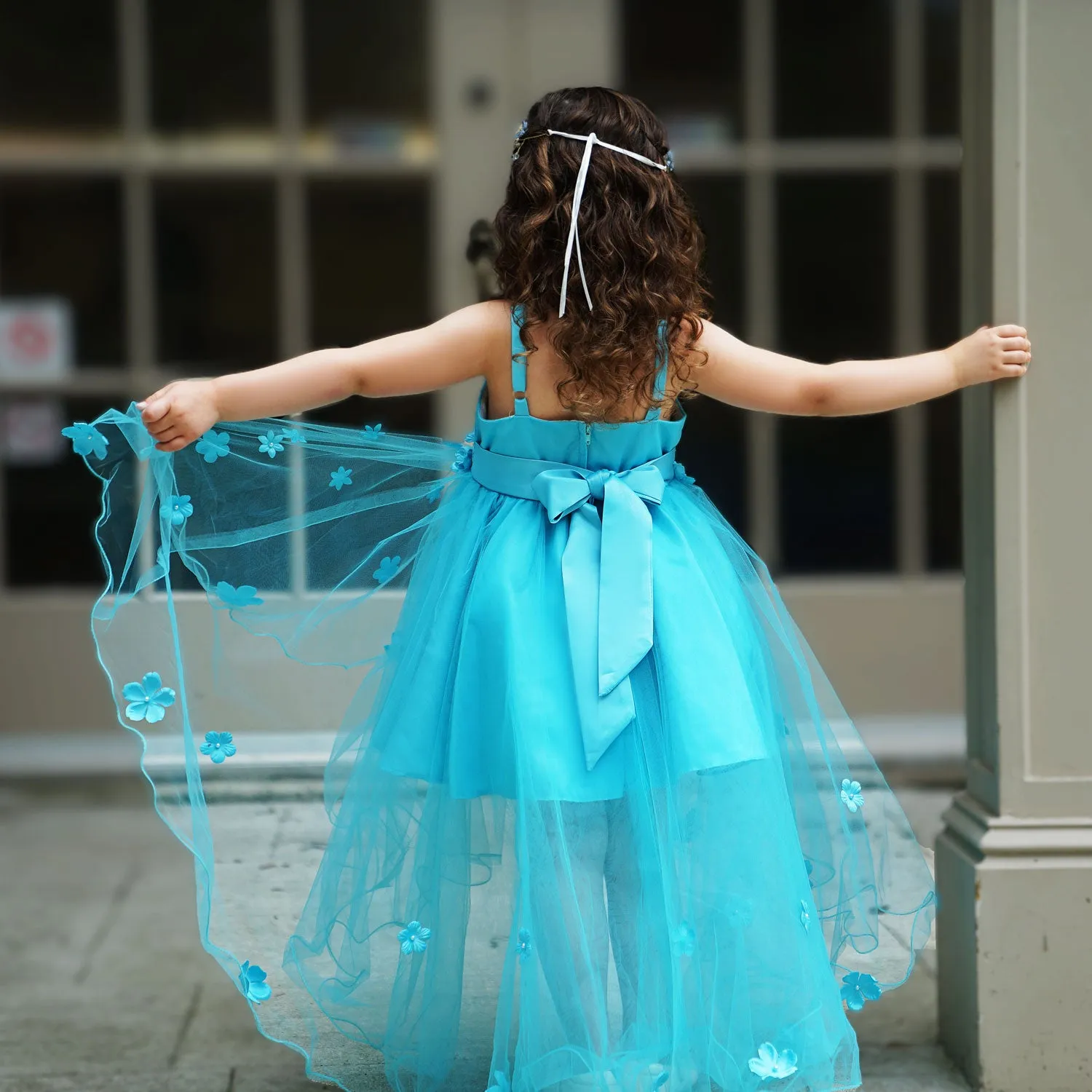 Fiona Dress - Periwinkle Blue