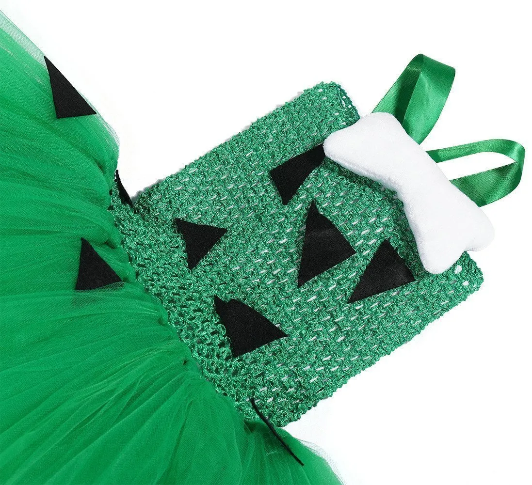 Funny Pebbles Flintstones Bone Tutu Dress for Baby Girls