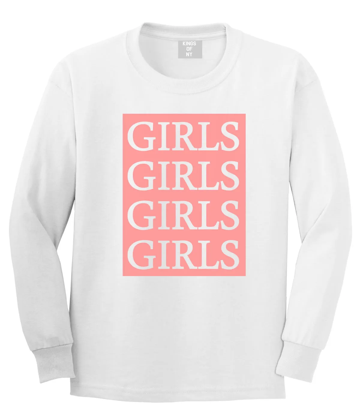 Girls Girls Girls Boys Kids Long Sleeve T-Shirt