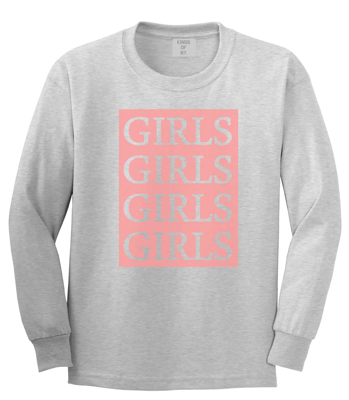 Girls Girls Girls Boys Kids Long Sleeve T-Shirt