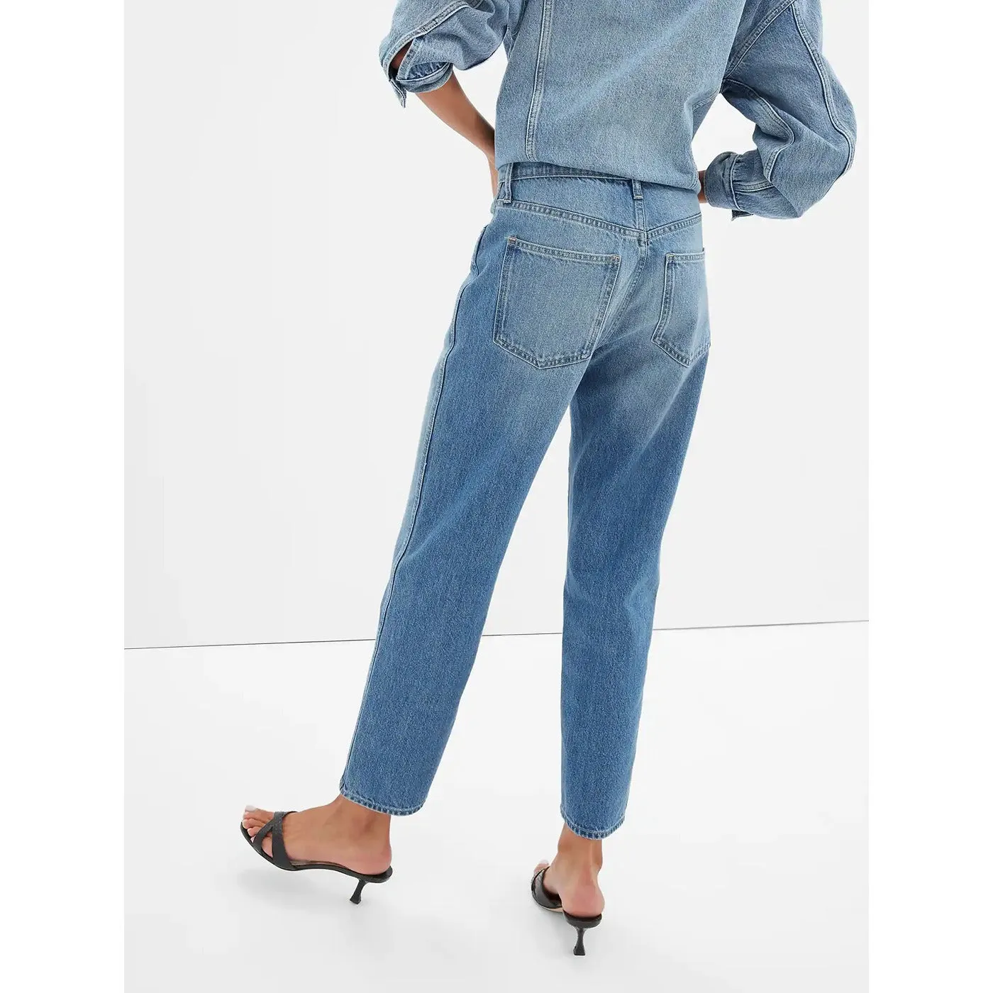GP High Rise Distressed Mom Jeans
