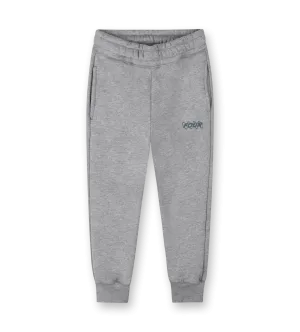 Green Circles Logo Sweatpants Grey Melange