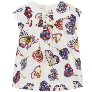 Gucci Baby White Print Dress
