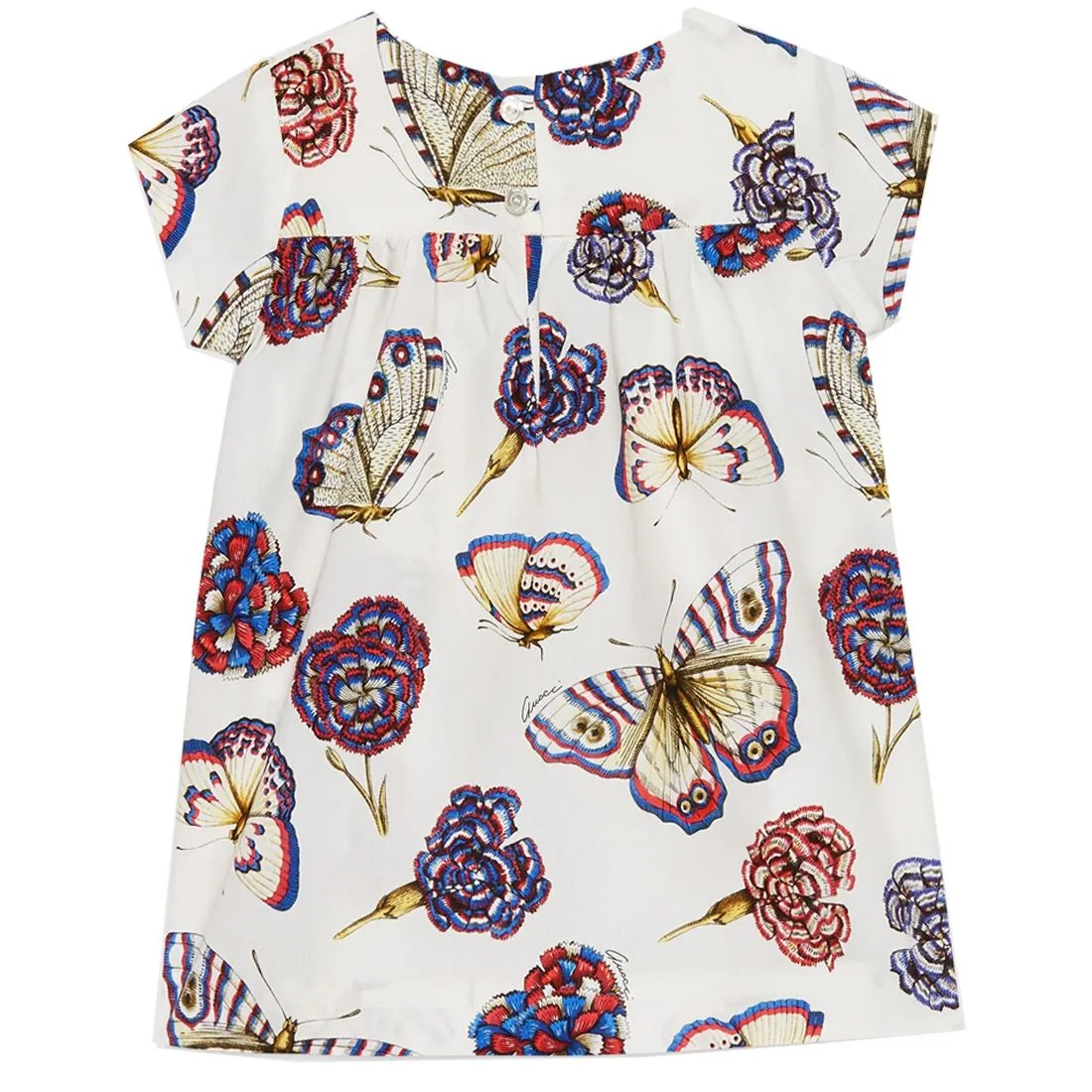 Gucci Baby White Print Dress