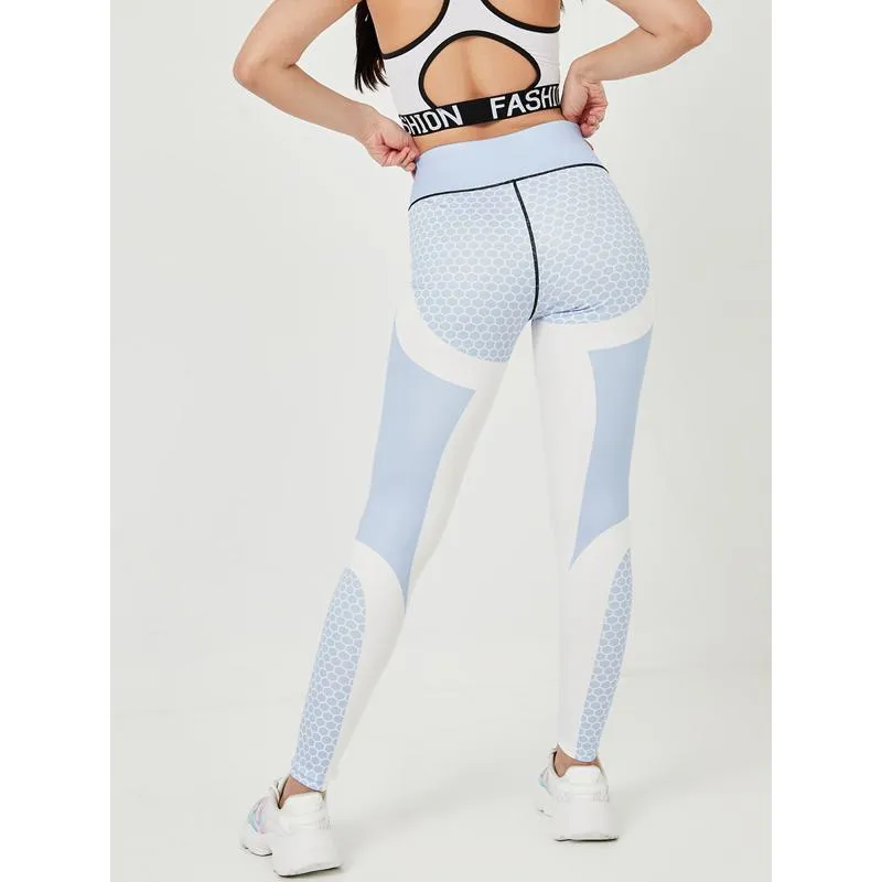 High-Waisted Print Fitness Yoga Sports Tight-Fitting Running Sports Leggings