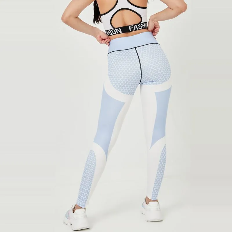 High-Waisted Print Fitness Yoga Sports Tight-Fitting Running Sports Leggings