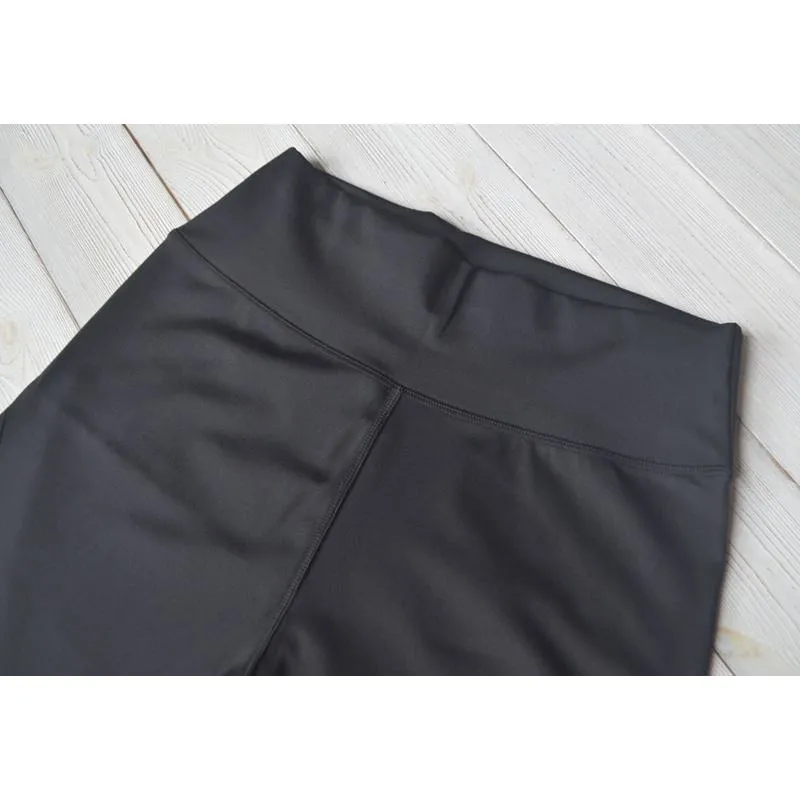 High-Waisted Yoga Elasticity Slimming Sports Running Patchwork Mesh Sports Leggings