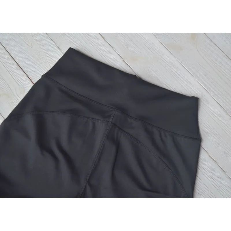 High-Waisted Yoga Elasticity Slimming Sports Running Patchwork Mesh Sports Leggings