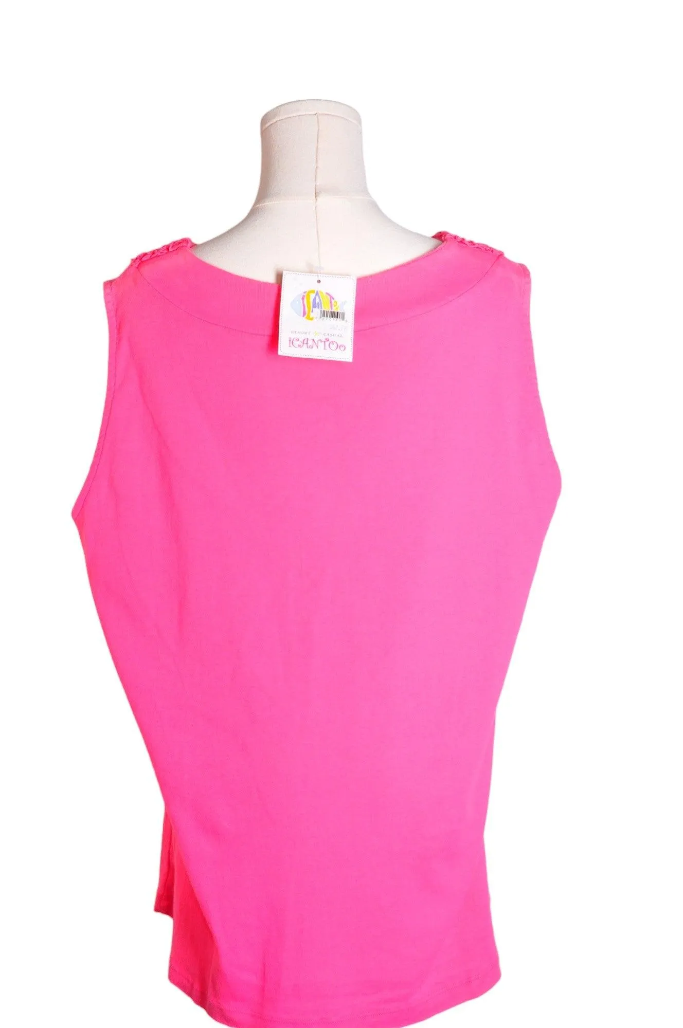 ICANTOO Women Blouses Regular fit in Pink - L