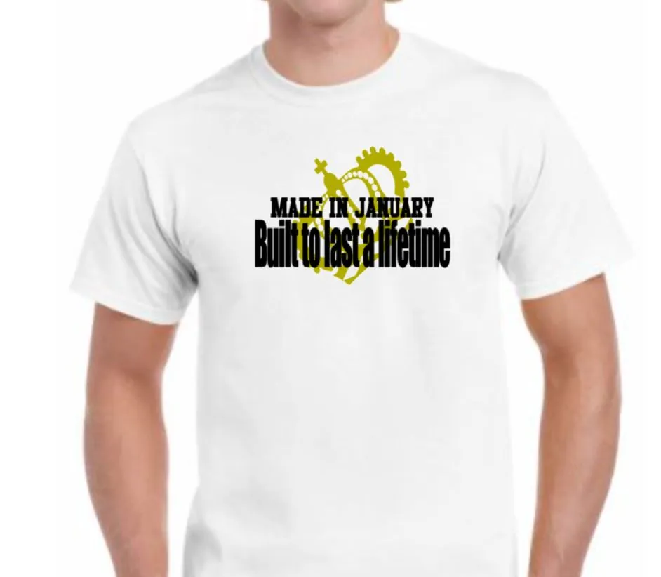 January Birthday Tee - Men