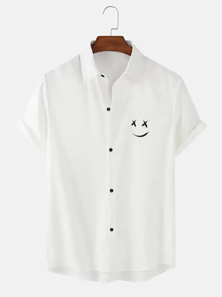 Juggernauts Men's Graffiti Smile Print Shirts