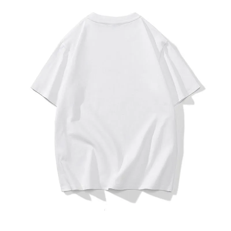 Loose Fit Drop Shoulder Pure Cotton Versatile Short Sleeve Tee