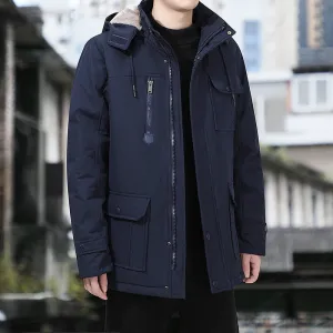 Men Winter Jacket Thicken Fleece Jackets Men's