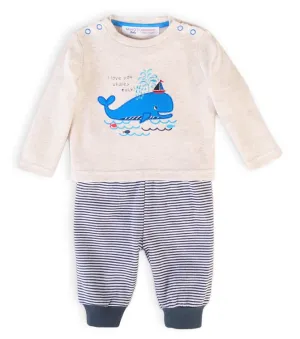Minoti Boys Top And Trousers Set (0-6mths)