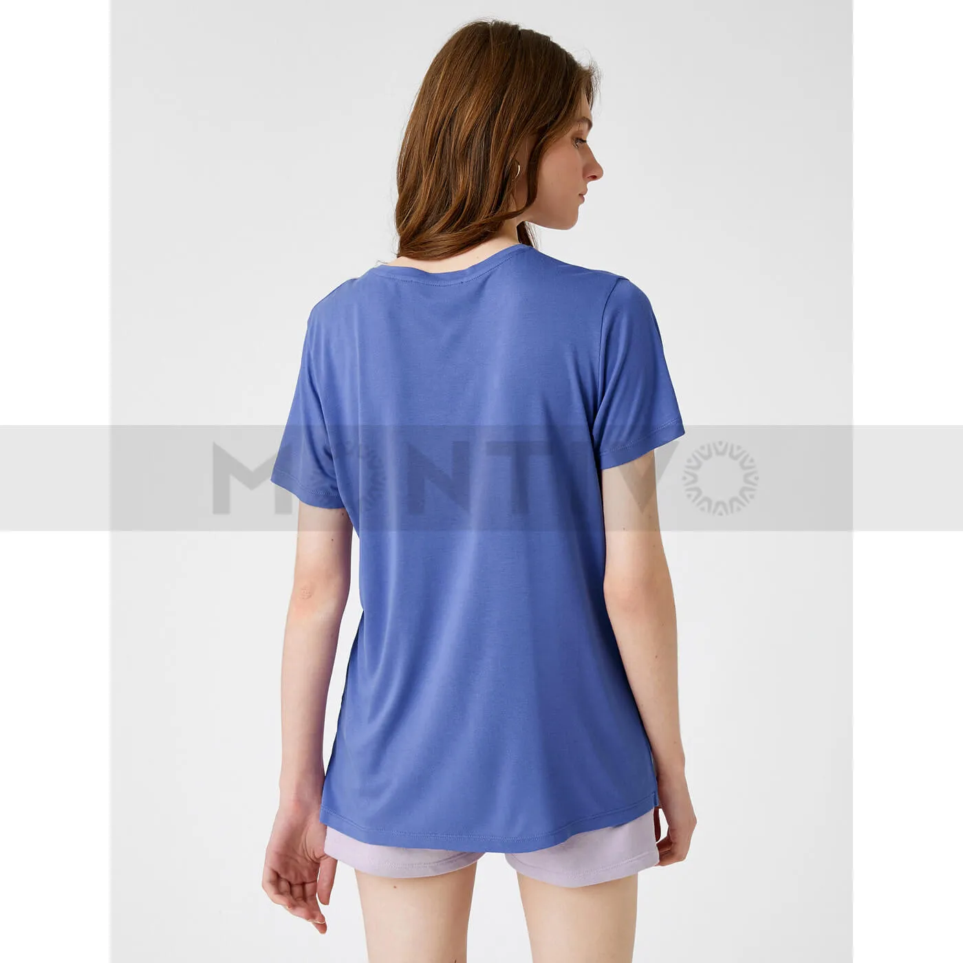 Next Women Purple Printed Tee
