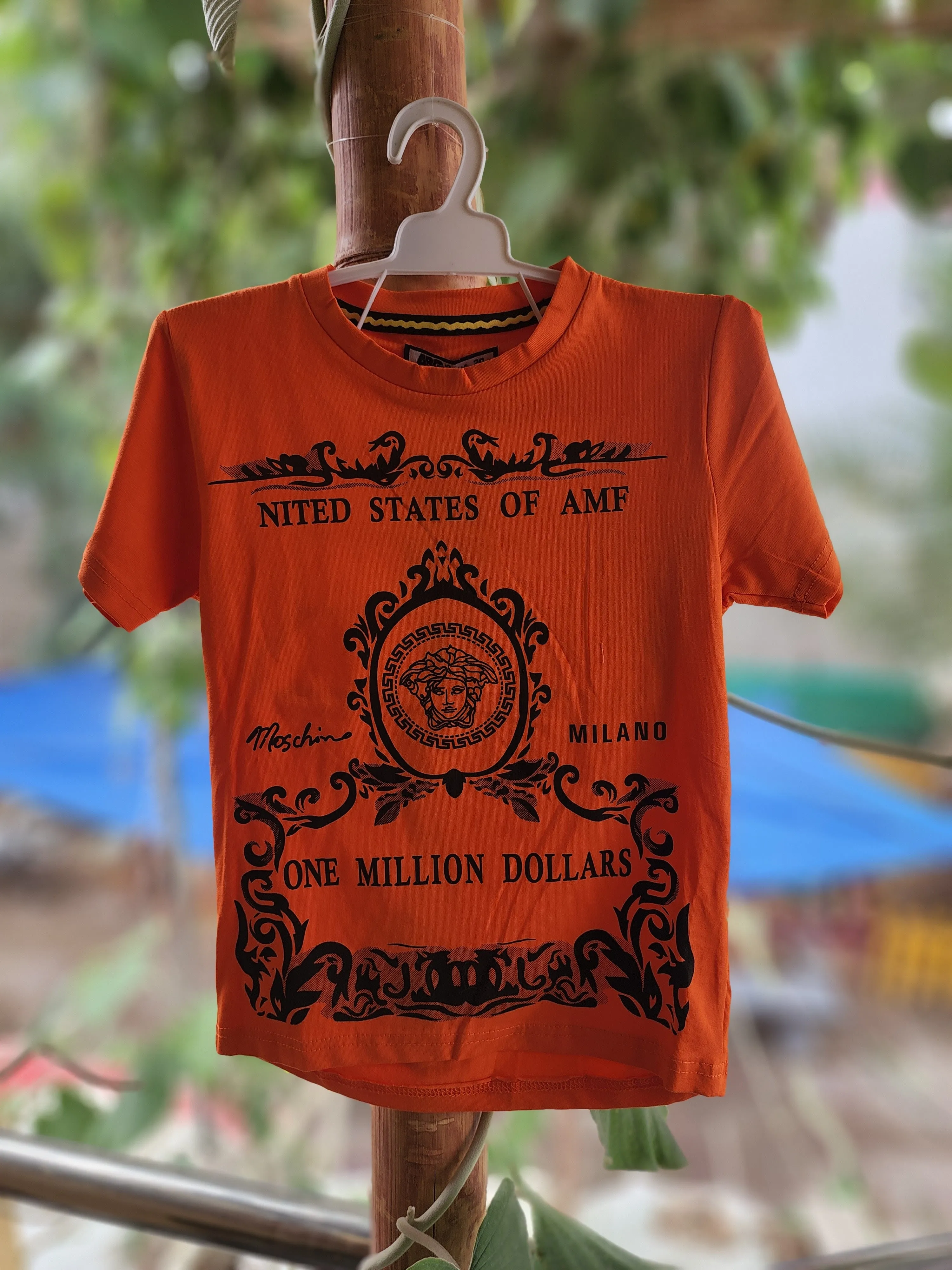 Orange Kids T Shirt
