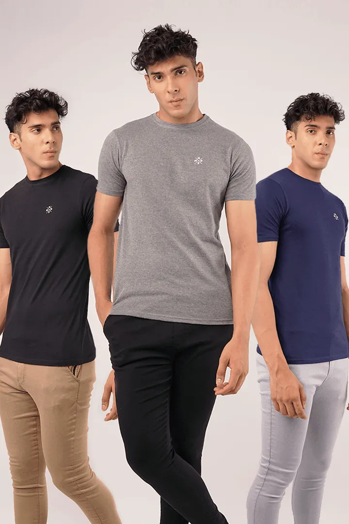 Pack of 3 Crew-Neck T-Shirt