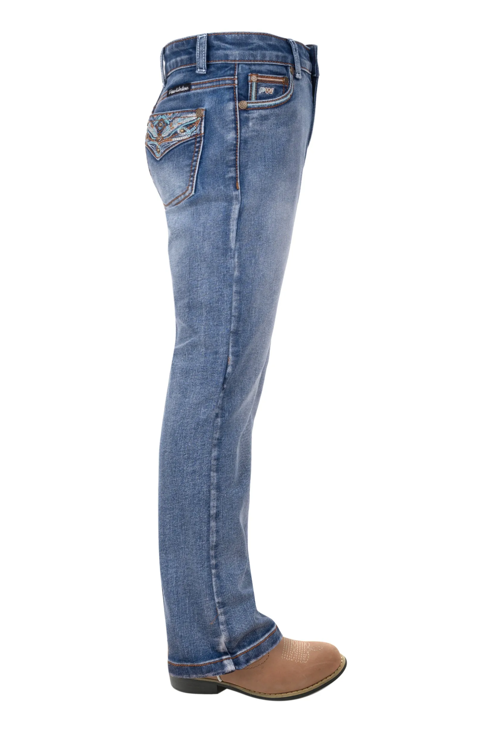 Pure Western Girls Nina Boot Cut Jean - Moonshine - PCP5213607