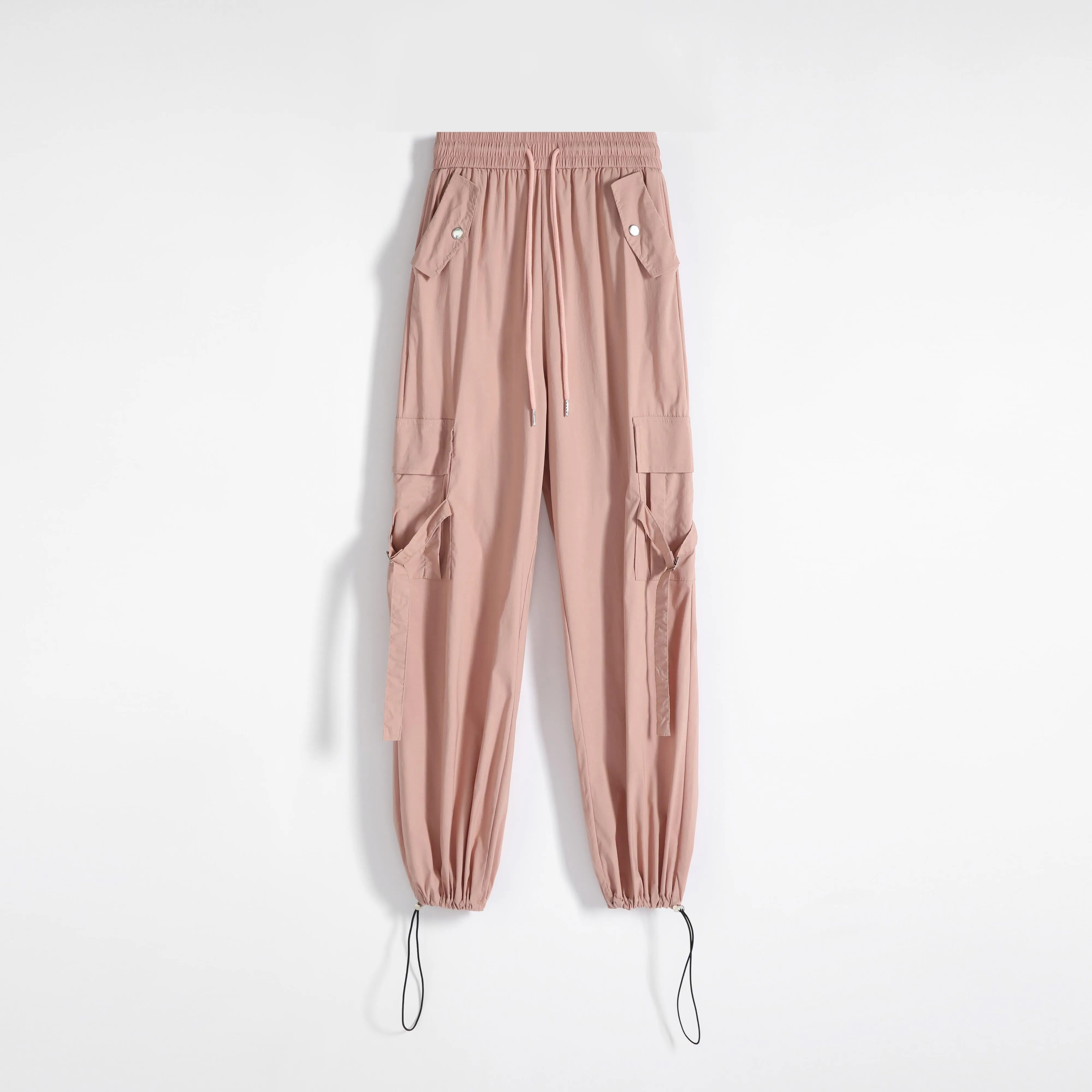 Quick-Drying Thin High-Waisted Versatile Street Style Cargo Pants