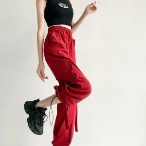Quick-Drying Thin High-Waisted Versatile Street Style Cargo Pants