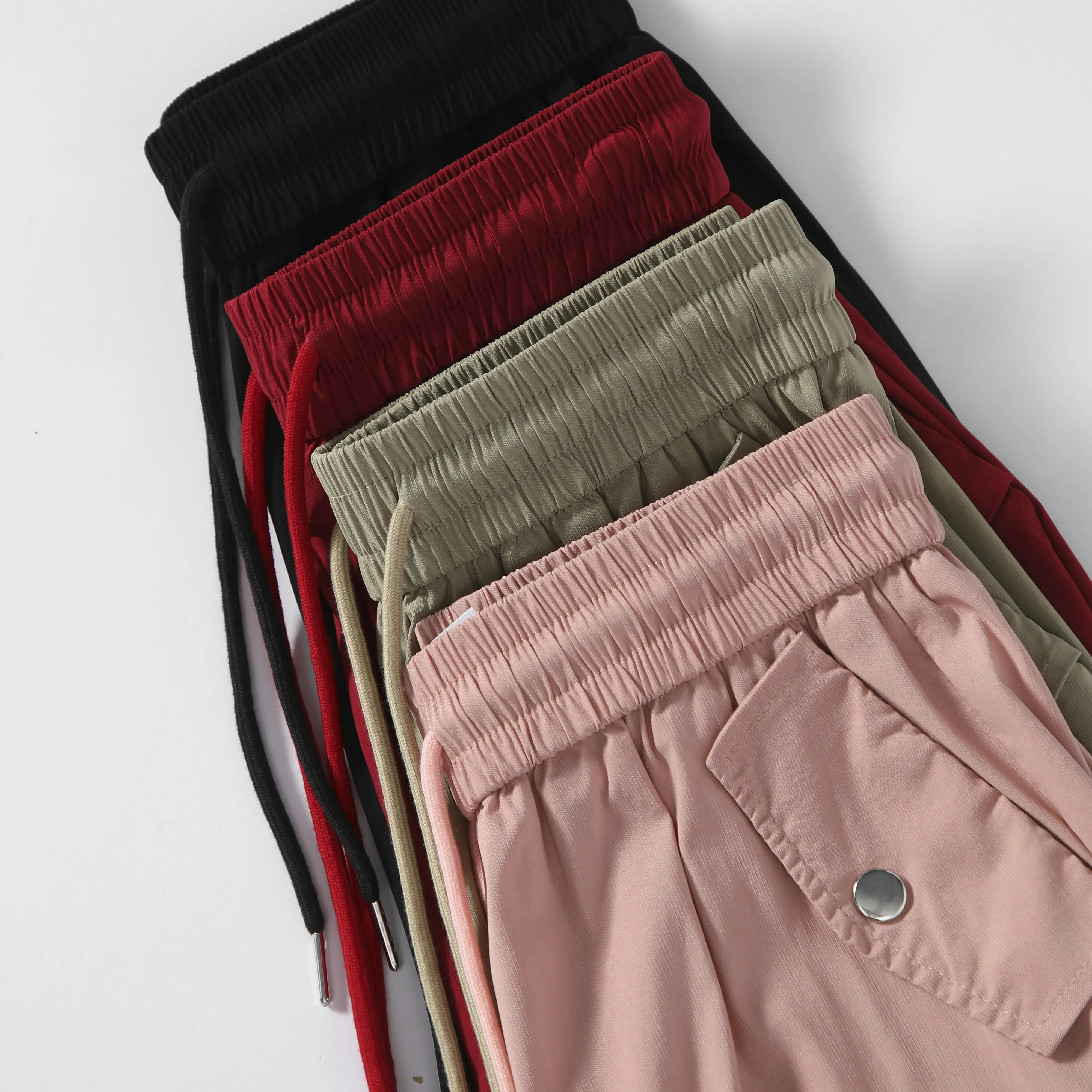 Quick-Drying Thin High-Waisted Versatile Street Style Cargo Pants