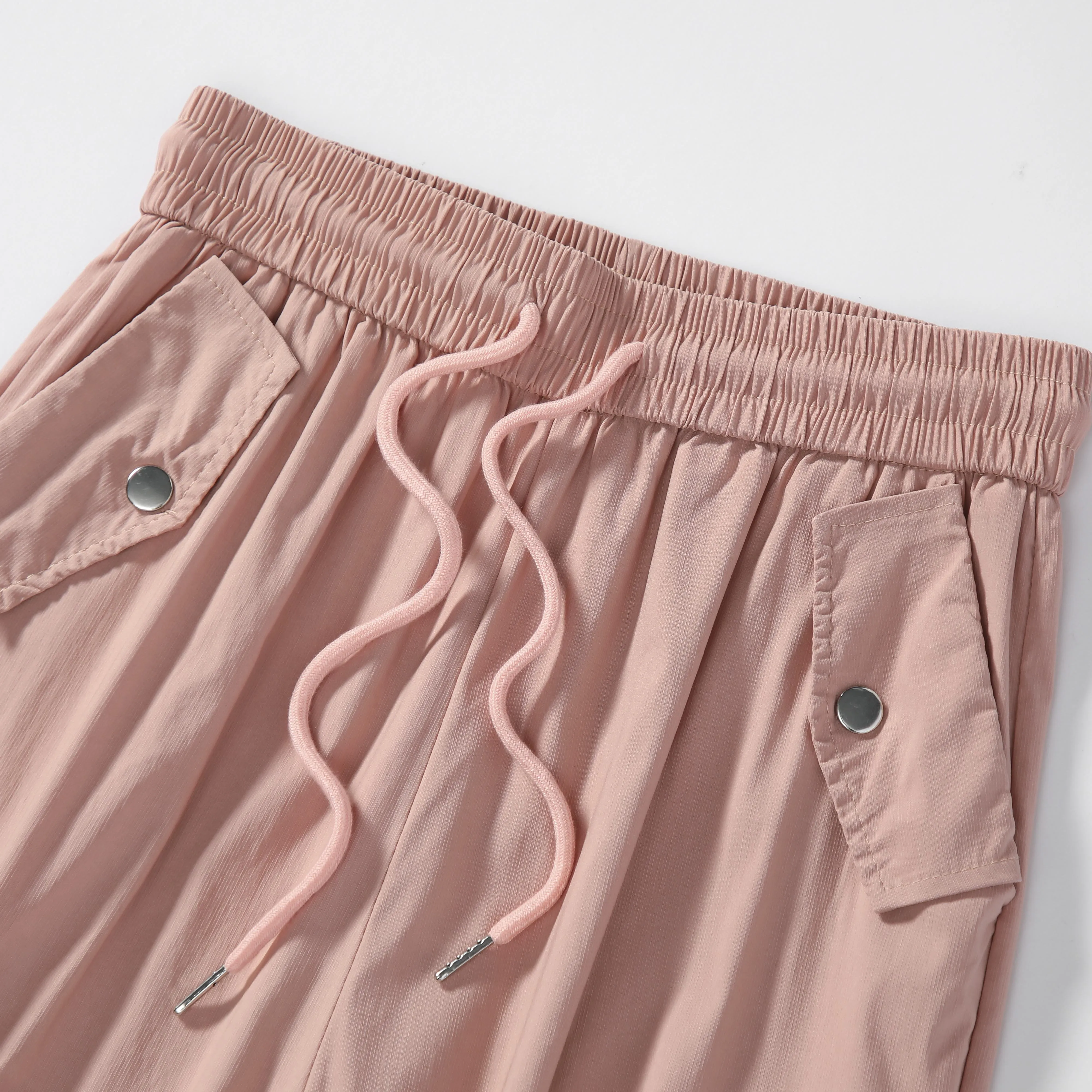 Quick-Drying Thin High-Waisted Versatile Street Style Cargo Pants