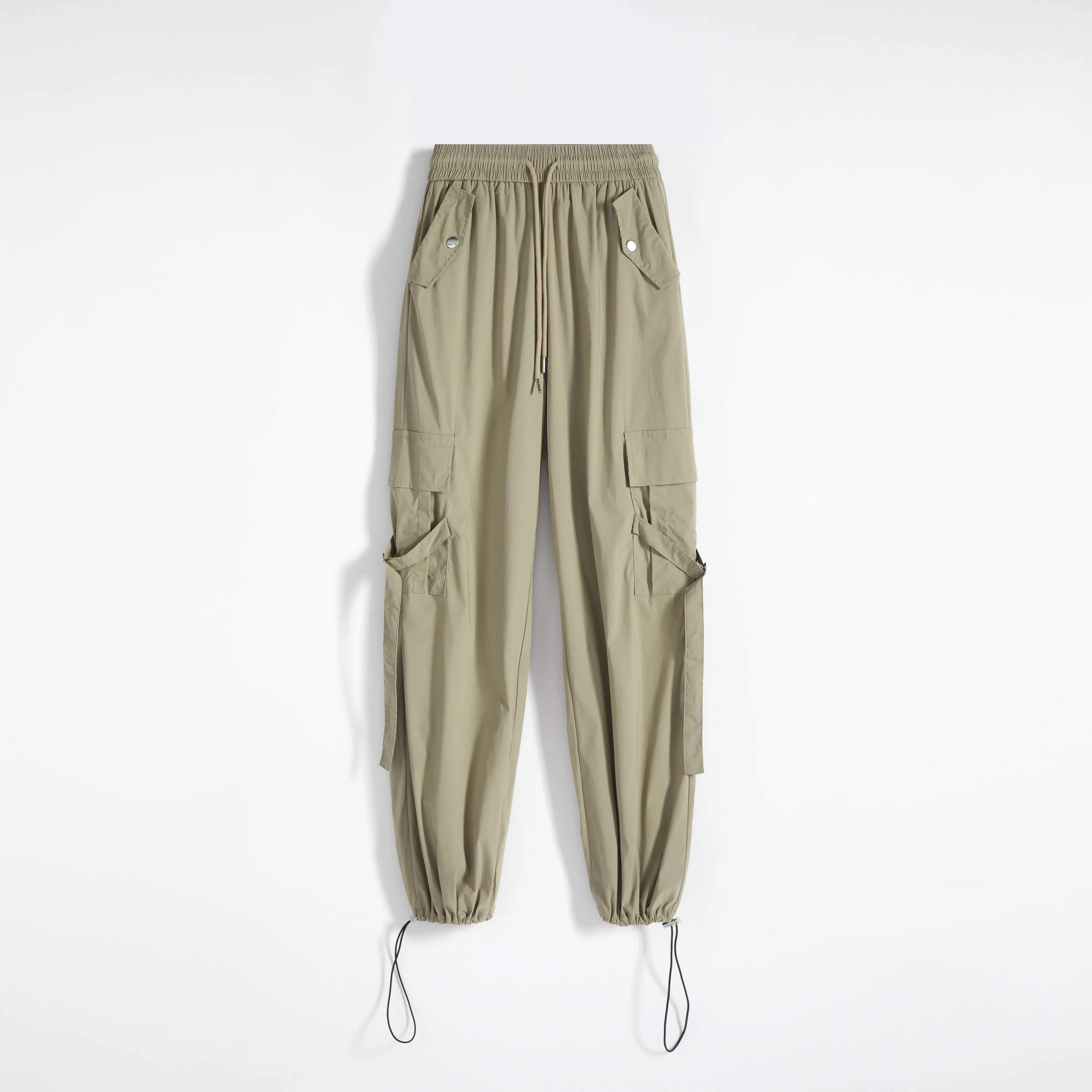Quick-Drying Thin High-Waisted Versatile Street Style Cargo Pants