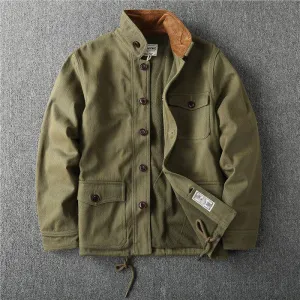 Retro Multi-Pocket Overshirt