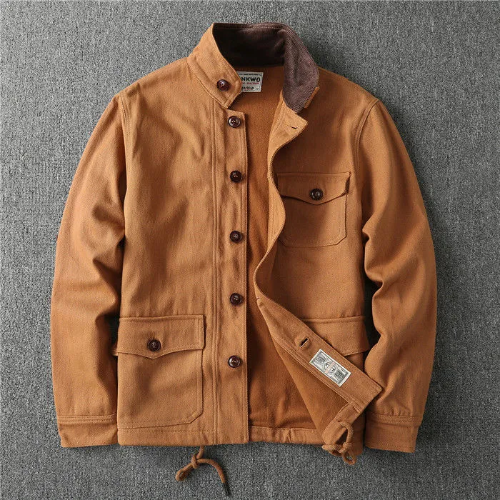 Retro Multi-Pocket Overshirt
