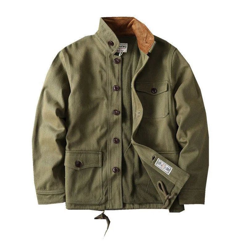 Retro Multi-Pocket Overshirt