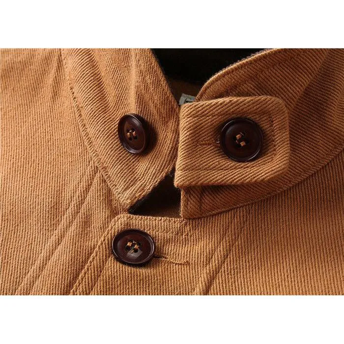 Retro Multi-Pocket Overshirt
