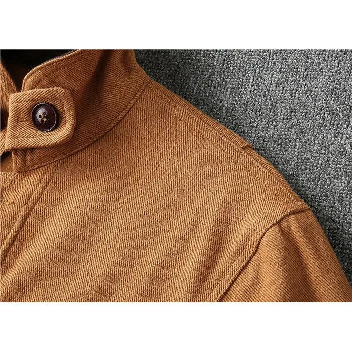 Retro Multi-Pocket Overshirt