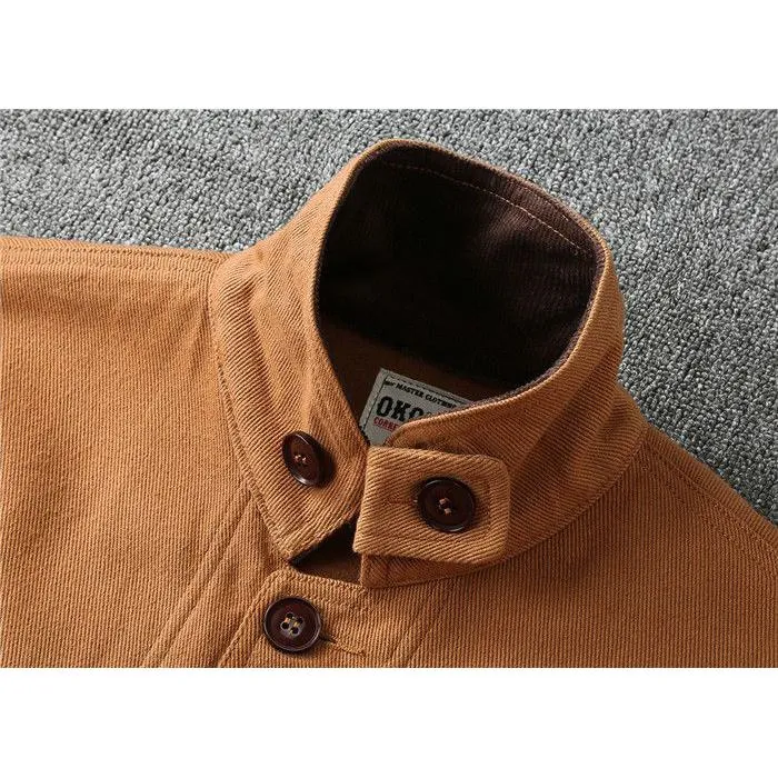 Retro Multi-Pocket Overshirt