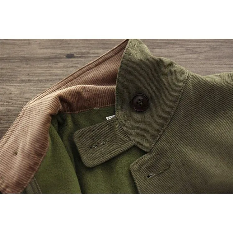 Retro Multi-Pocket Overshirt
