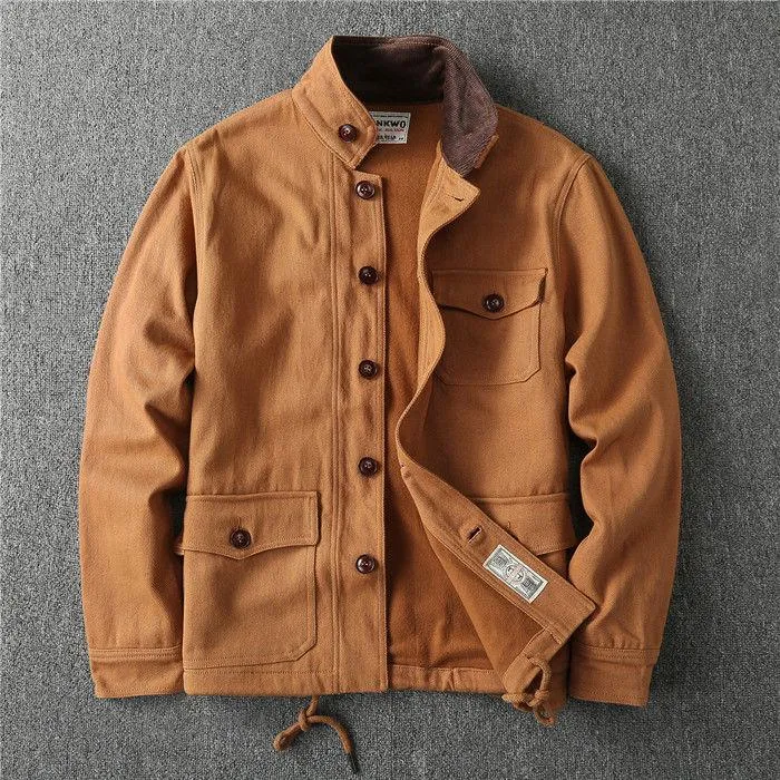 Retro Multi-Pocket Overshirt