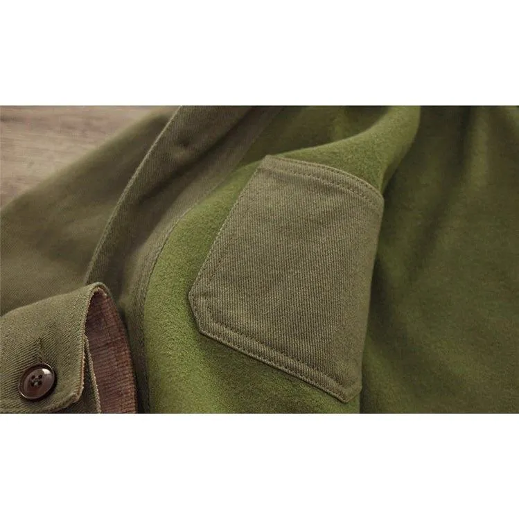 Retro Multi-Pocket Overshirt